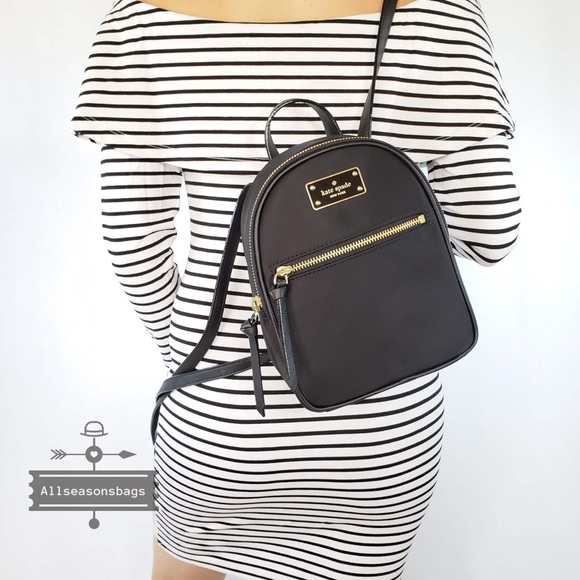 MINI Bradley Wilson Black Backpack Kate spade Bag - Picture 5 of 6